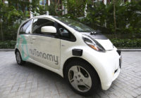 Компания nuTonomy запустила первое в мире беспилотное такси в Сингапуре
