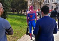 Человек-паук пришел тушить пожар в Кисловодске